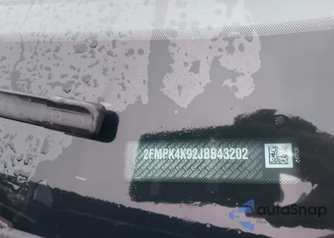 2018 Ford Edge Titanium из США, поврежденный, VIN 2FMPK4K92JBB43202